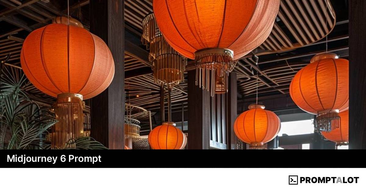"LanternLit Elegance" Midjourney 6 Prompt Promptalot