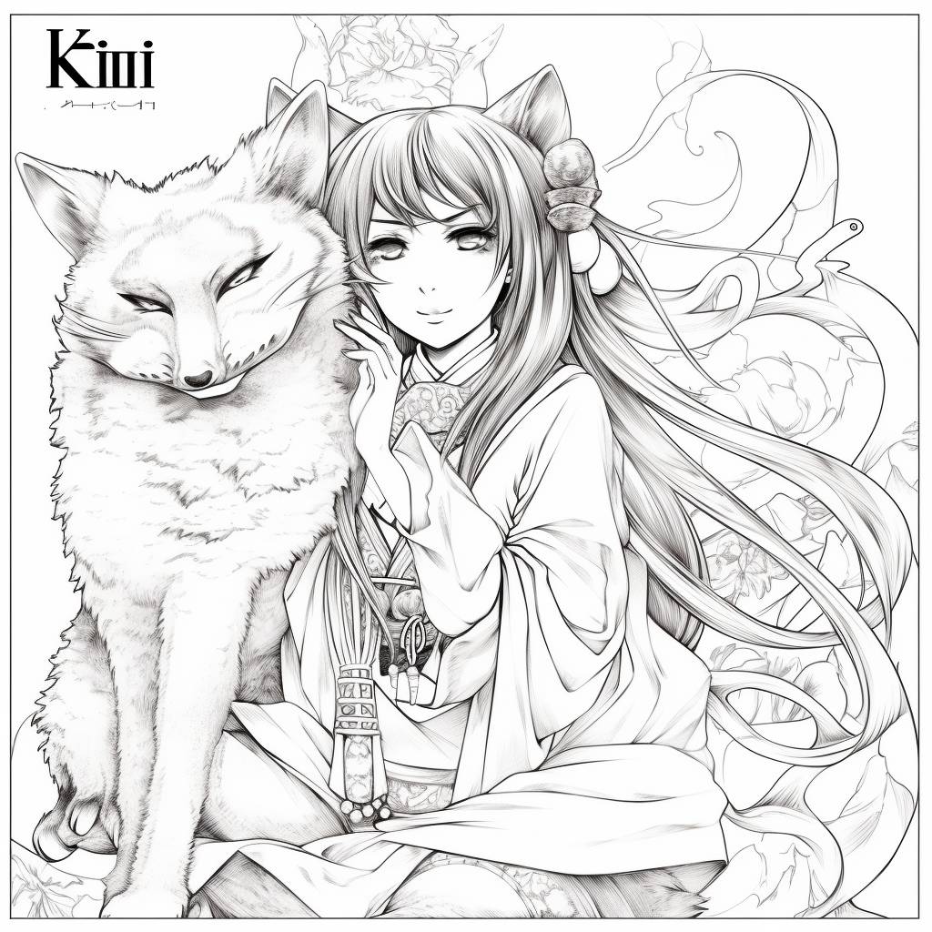 Ichika The 9-Tailed Fennec Fox 2 — Weasyl, image size:1024x1024