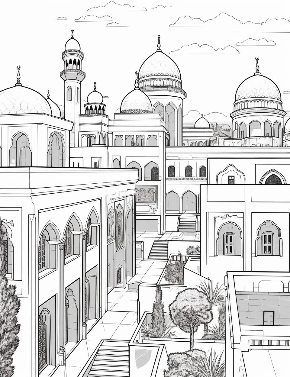 "Majestic Architecture Sketch" Midjourney 5.2 Image [FULL PROMPT] Promptalot