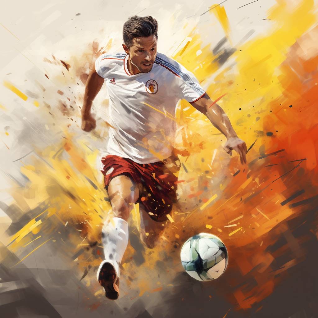 "Dynamic Soccer Charge" Midjourney 5.2 Prompt – Promptalot